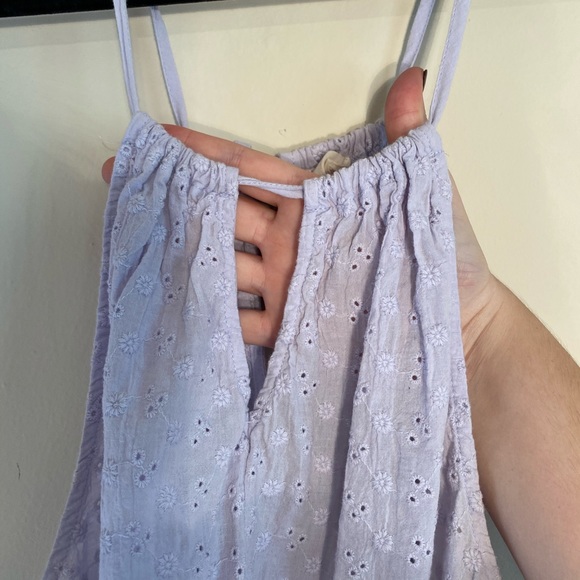 Lilac Eyelet Ruffle Top - Picture 4 of 6